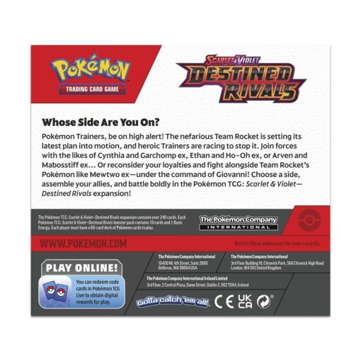 Scarlet & Violet-Destined Rivals Booster Display Box (36 Packs) - Image 4
