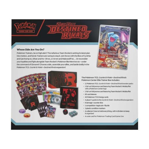 Pokémon TCG Scarlet And Violet-Destined Rivals Pokémon Center Elite Trainer Box - Image 8