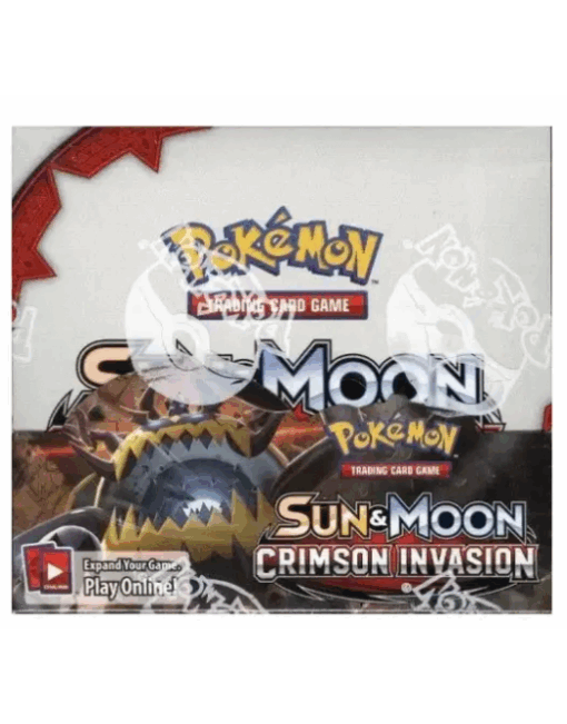 Pokemon TCG Sun and Moon Crimson Invasion Booster Display Box (36 Packs) ENG