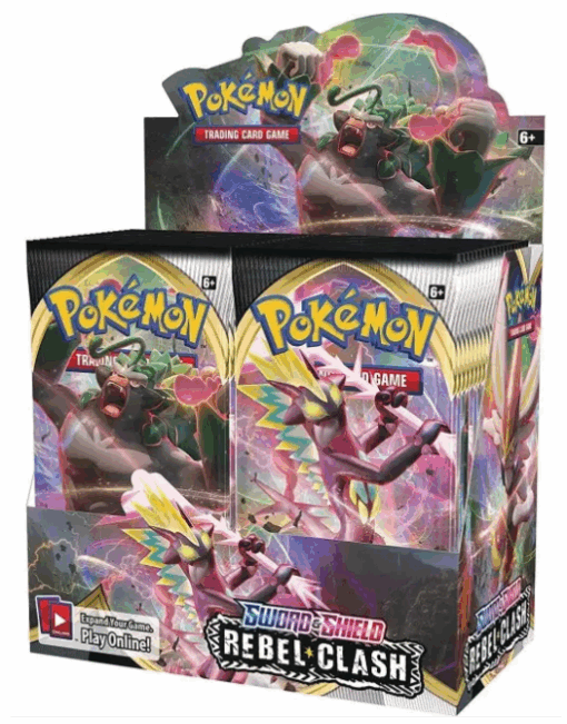 Pokemon TCG Sword and Shield Rebel Clash Booster Display Box (36 Packs) ENG - Image 3