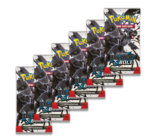 Pokémon TCG: Scarlet & Violet—Black Bolt Booster Bundle (6 Packs) - Image 4