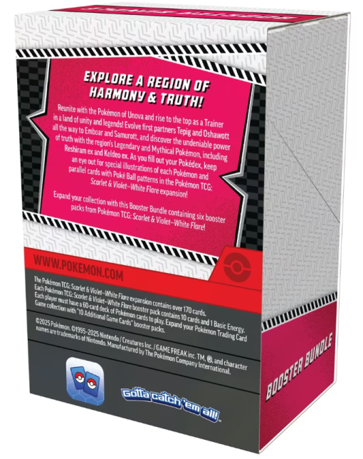 Pokémon Scarlet & Violet—White Flare Booster Bundle (6 Packs) - Image 3