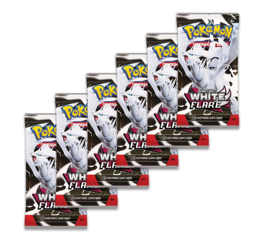 Pokémon Scarlet & Violet—White Flare Booster Bundle (6 Packs) - Image 4